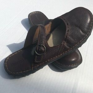 Leather Bjorndal Slide Ons